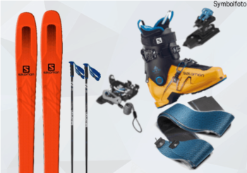 Tourenski Set, Skitouring-Set Ski, Bindung ,Skitouren felle online buchen mogasi